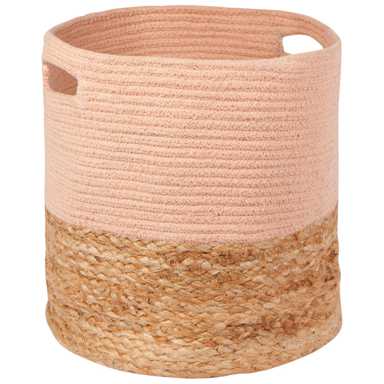 Nectar Block Large Cotton Jute Basket