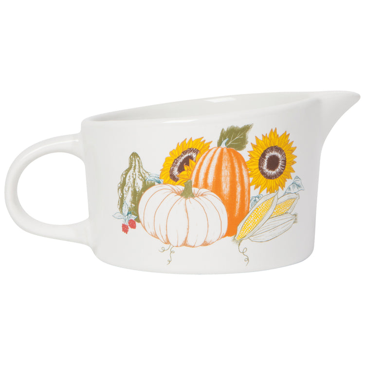 Cornucopia Gravy Boat