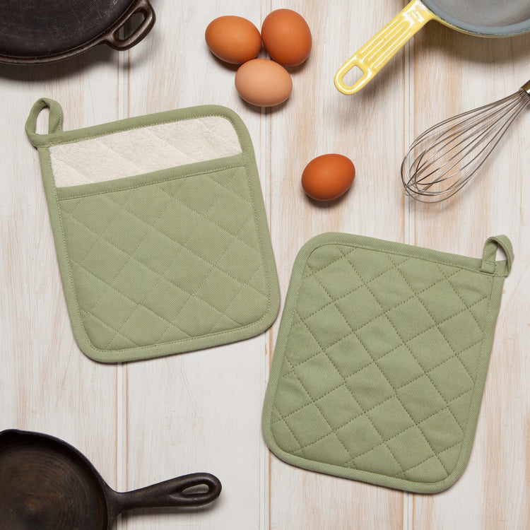 Superior Sage Green Pocket Potholder