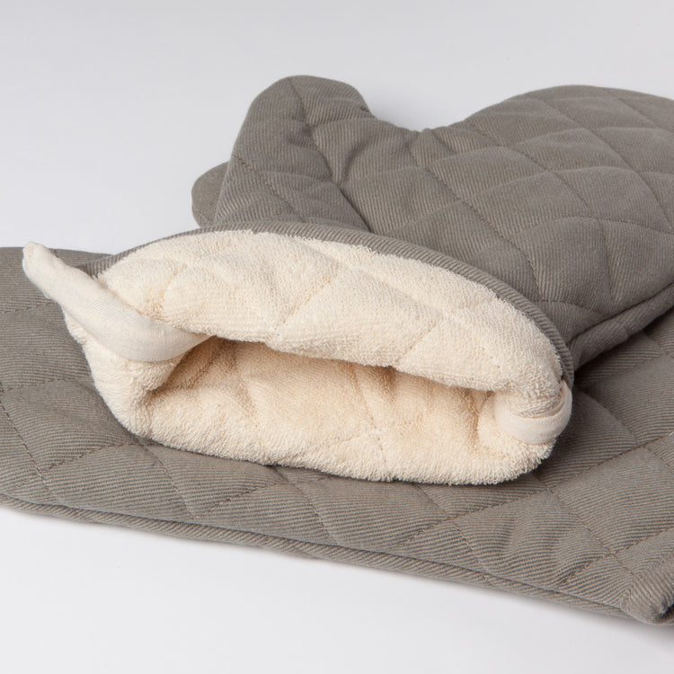 Superior London Gray Oven Mitt