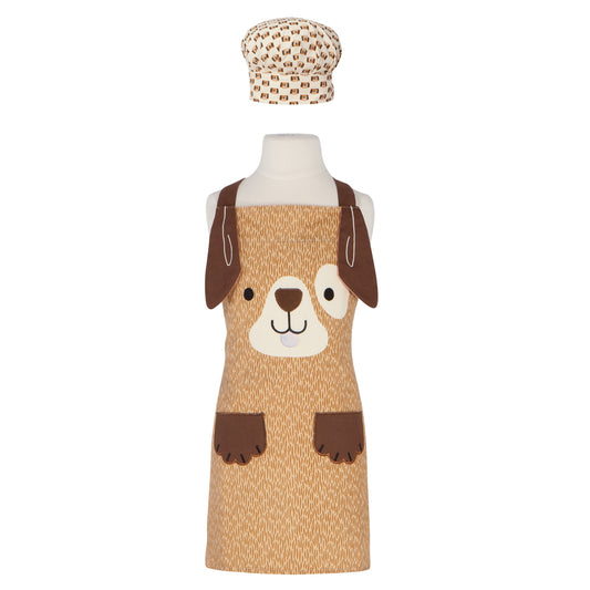 Dog Daydream Kids Apron and Hat Set