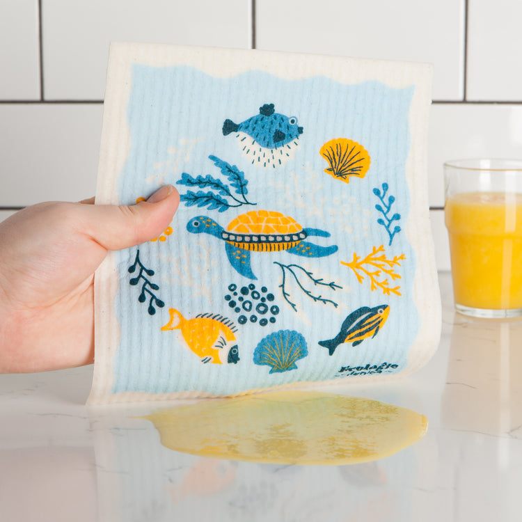 Under the Sea Swedish Sponge Cloth