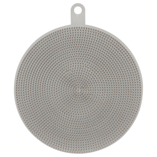 Scrub Bub Fog Gray Silicone Scrubber