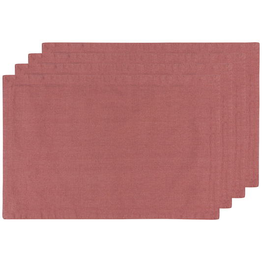 Canyon Rose Stonewash Placemats Set of 4