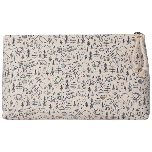 Stay Wild Large Cosmetic Bag