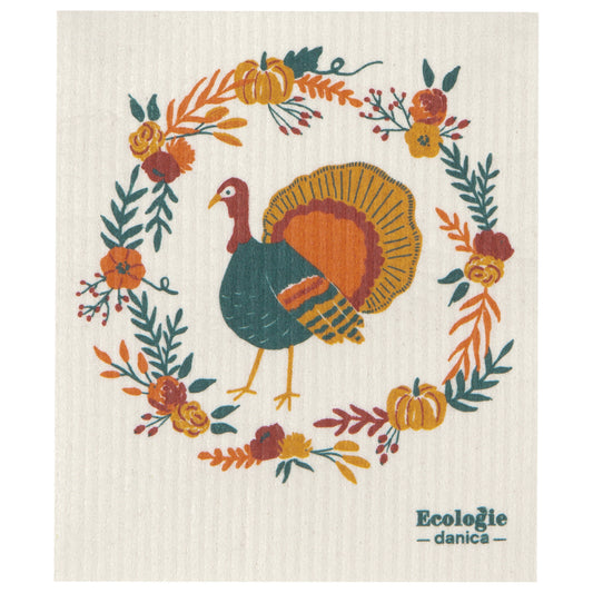 Harvest Turkey Swedish Sponge Cloth