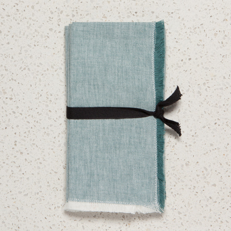 Lagoon Chambray Napkins Set of 4