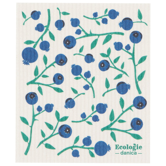 Blueberries Swedish Sponge Cloth