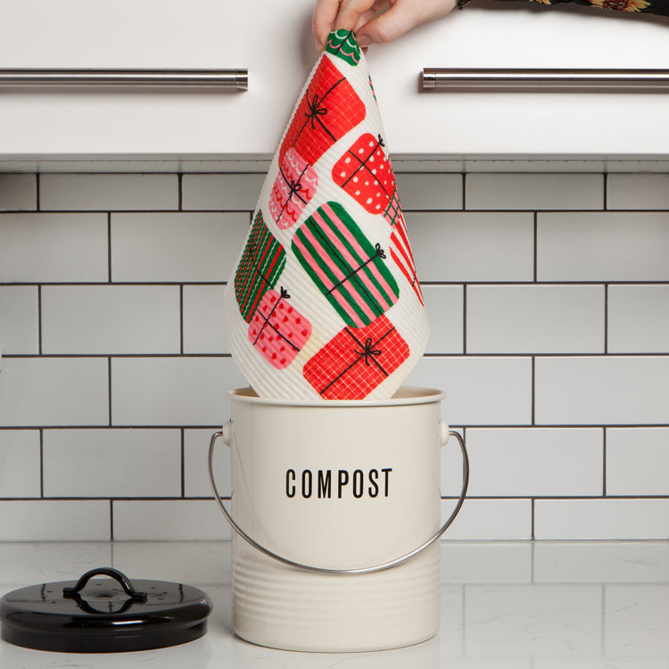 Winter Wheels Swedish Sponge Towel