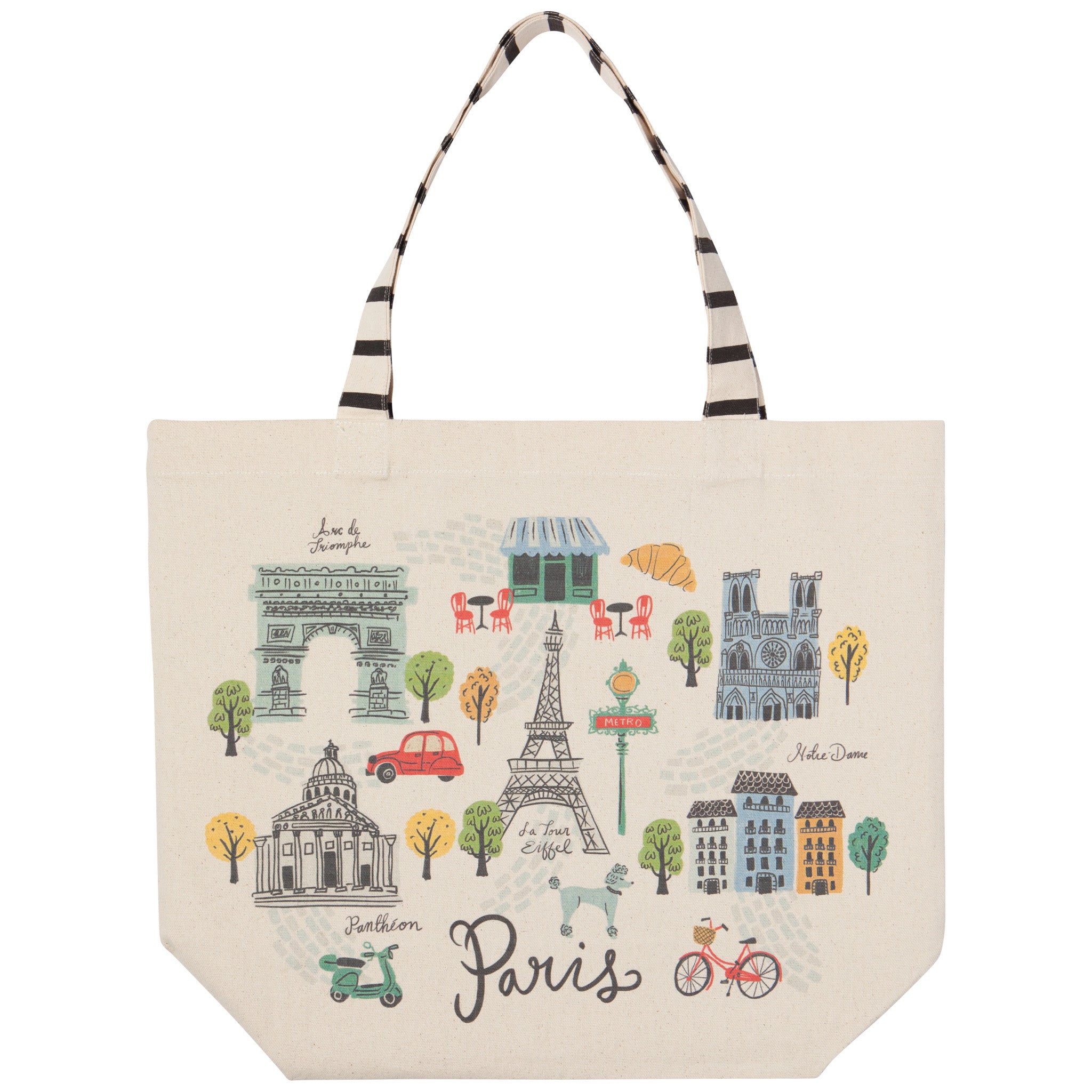 Paris Girl Tote Bag by PeppermintCreek