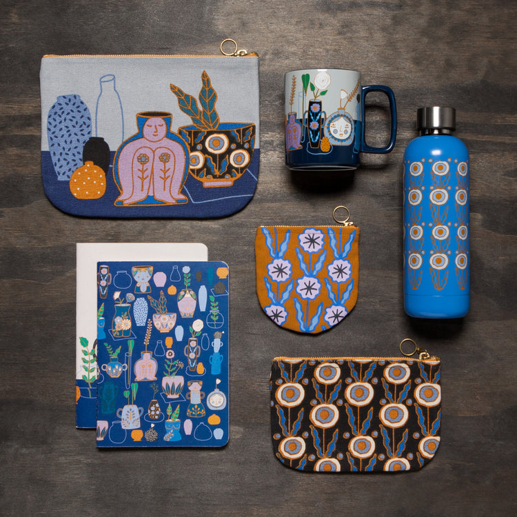Still Life Large Zipper Pouch
