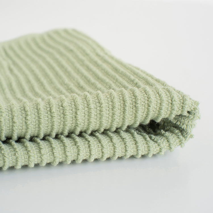 Ripple Sage Green Dishcloths Set of 2
