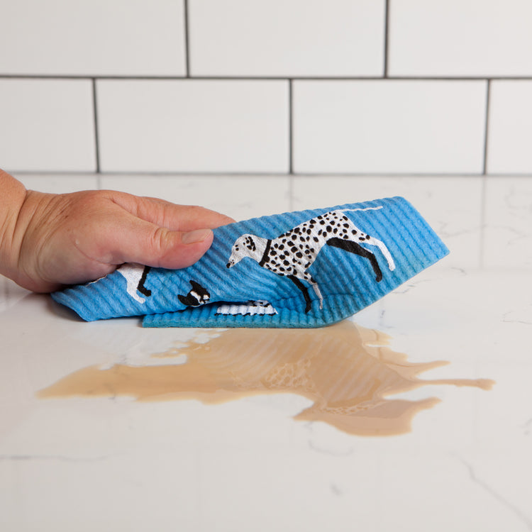 Dog Days Swedish Dishcloth