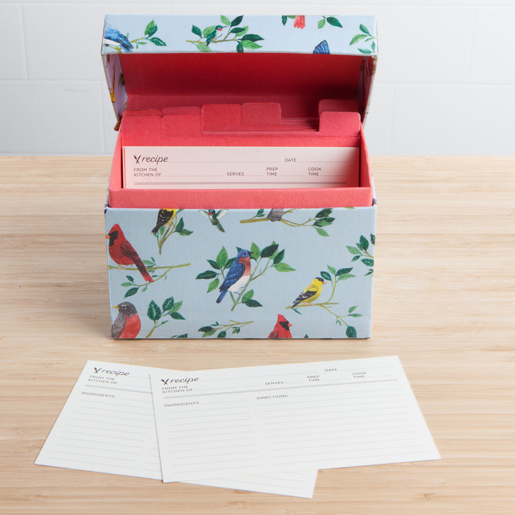 Birdsong Recipe Card Box