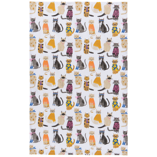 Feline Fine Dishtowel