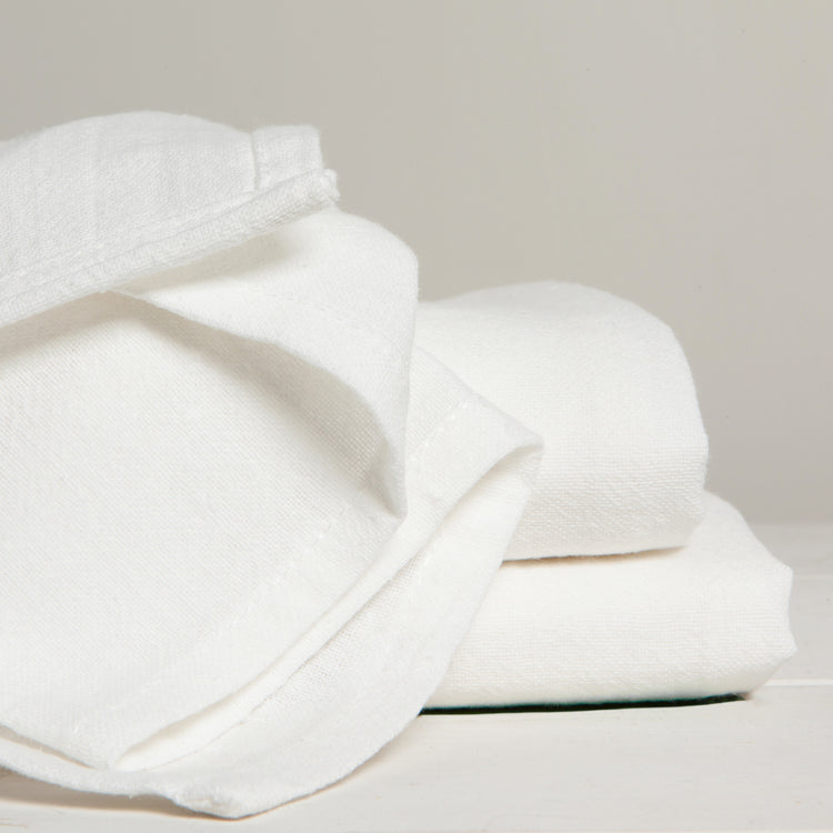 Unbleached White Bakers Floursack Dishtowels Set of 3