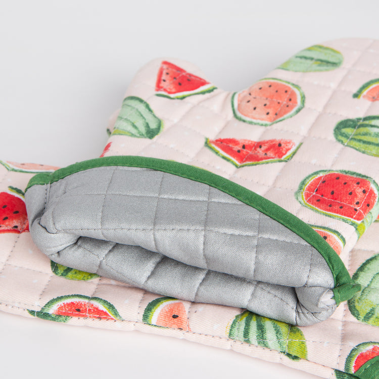 Watermelon Quilted Oven Mitt