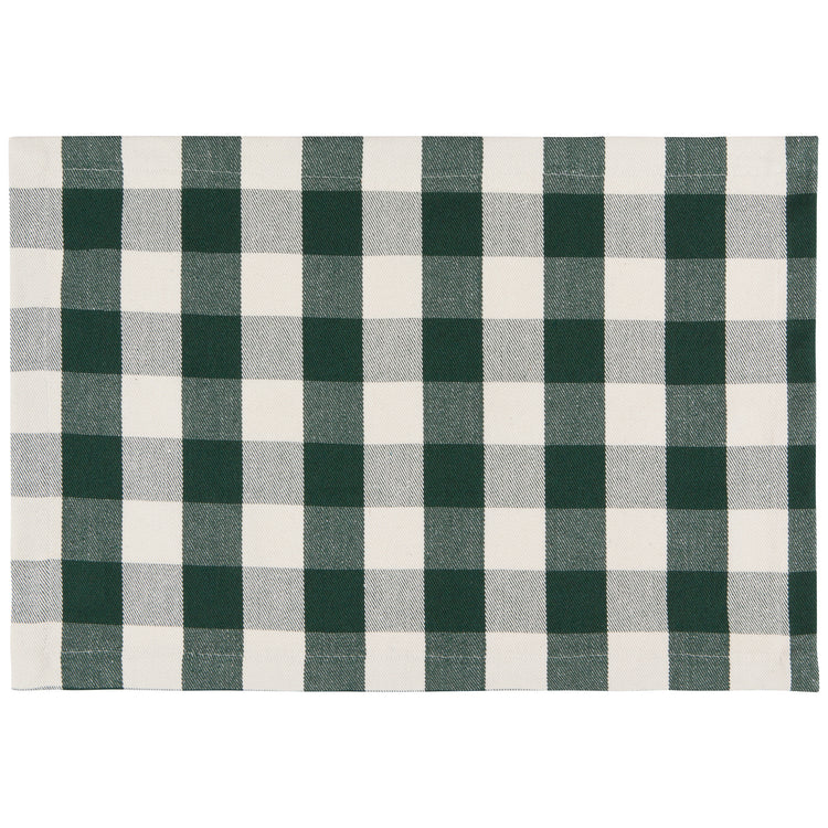 Second Spin Spruce Buffalo Check Placemats Set of 4
