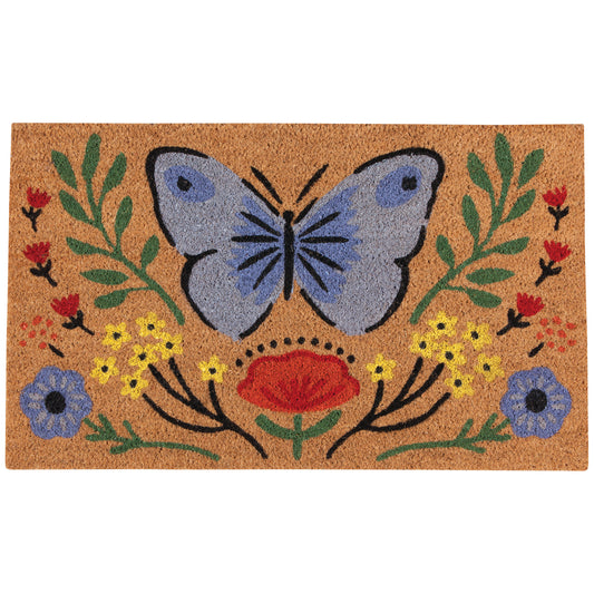Morning Meadow Coir Fibre Doormat