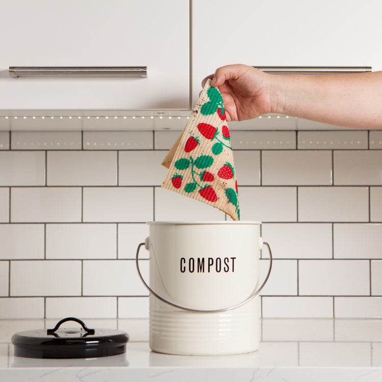 Strawberries Swedish Dishcloth