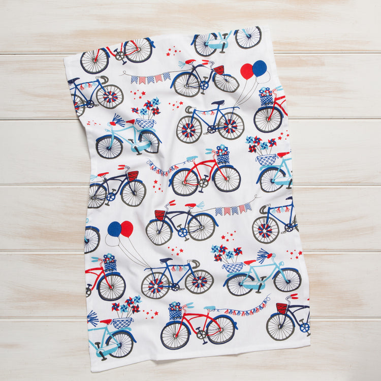 Stars and Spokes Cotton Dishtowel