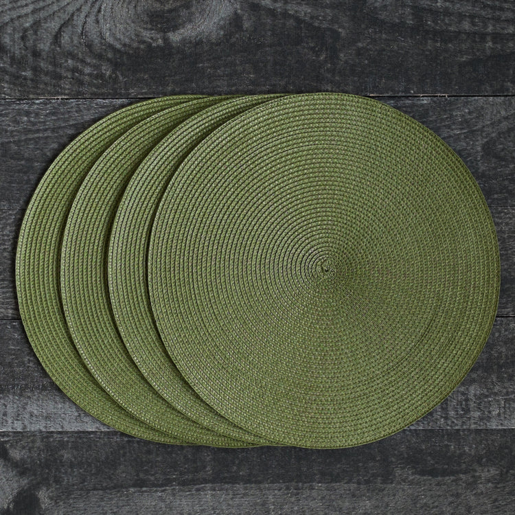 Disko Fir Green Round Placemat