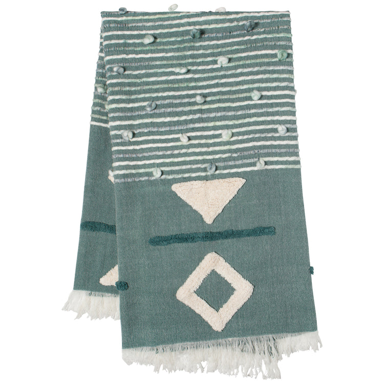 Jade Green Brook Throw