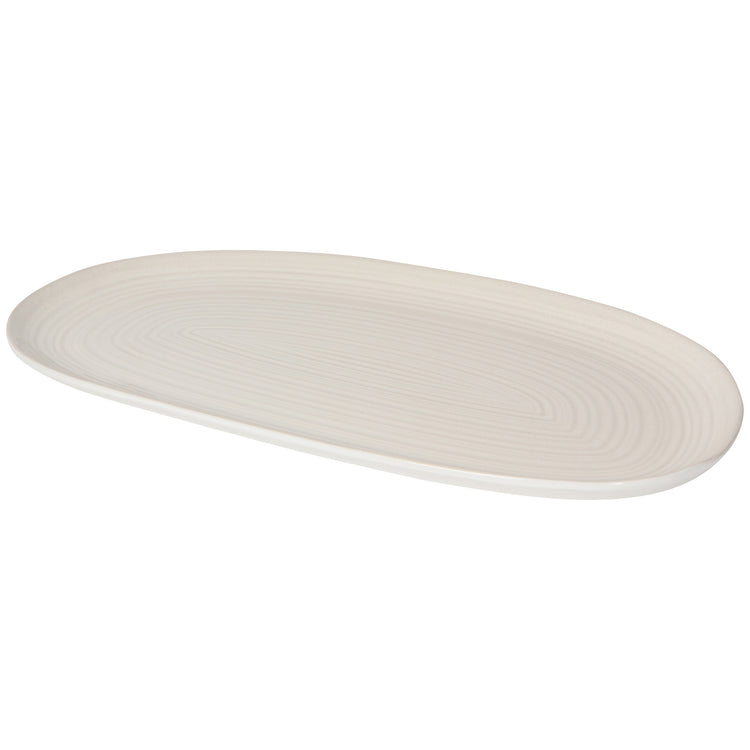 Aquarius Oyster Oval Platter 15 Inch