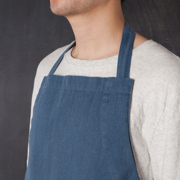 Midnight Blue Stonewash Apron