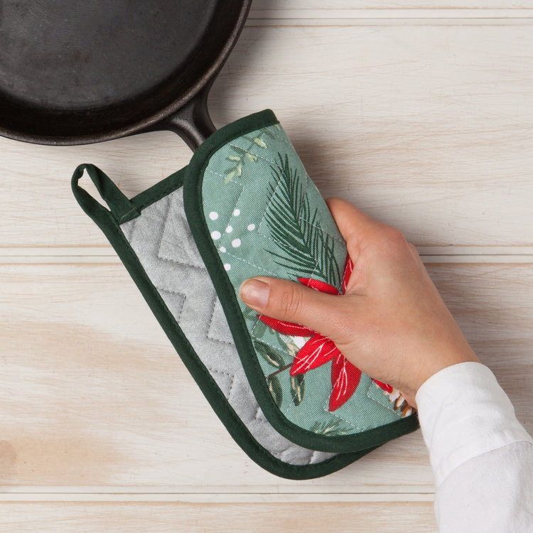 Poinsettia Potholder