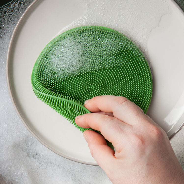 Scrub Bub Aloe Green Silicon Scrubber