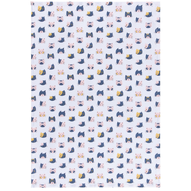Cats Dishtowels Set of 20 with Counter Display Unit