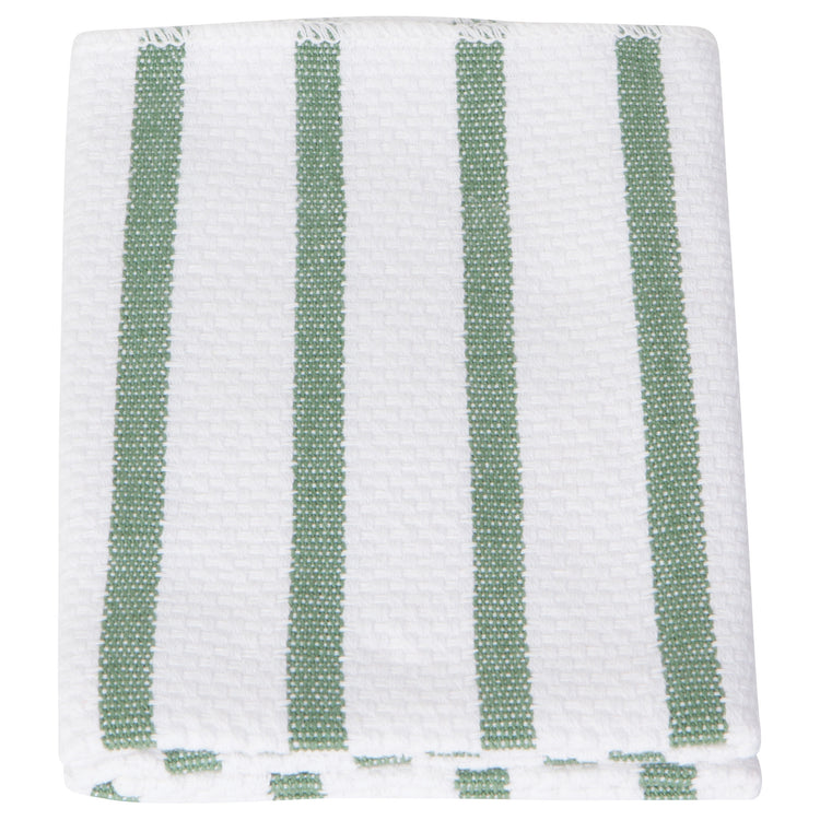 Basketweave Elm Green Dishcloths Set of 2