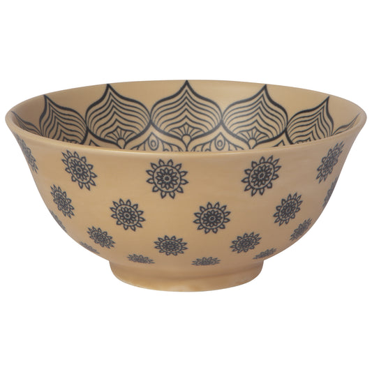 Mandala Stamped Bowl 6 Inch