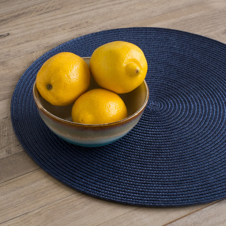 Disko Indigo Round Placemat