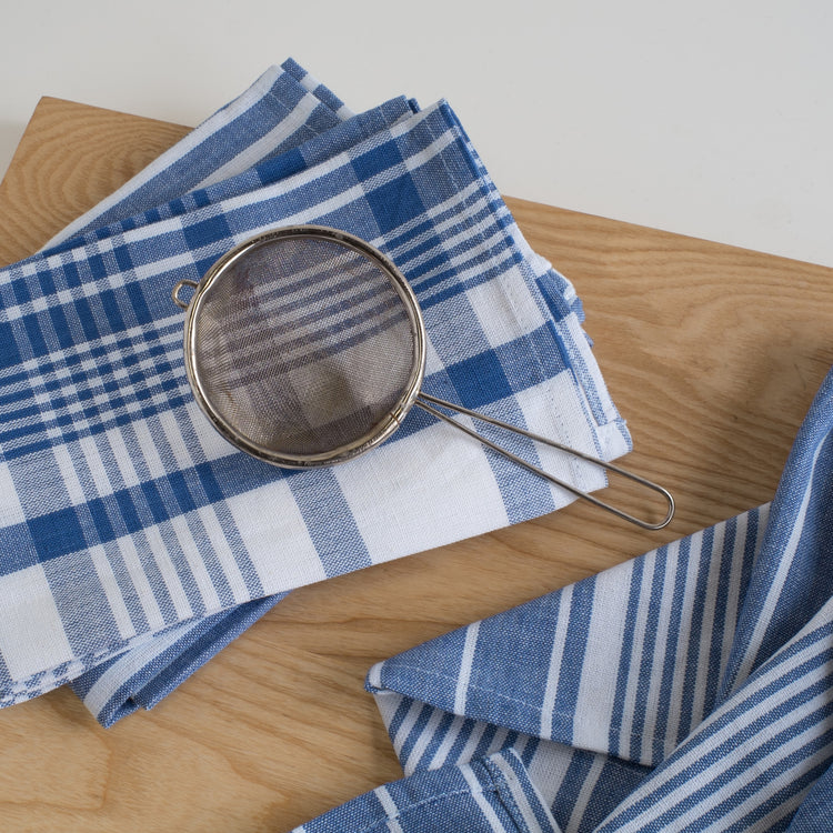 Jumbo Royal Blue Dishtowels Set of 3