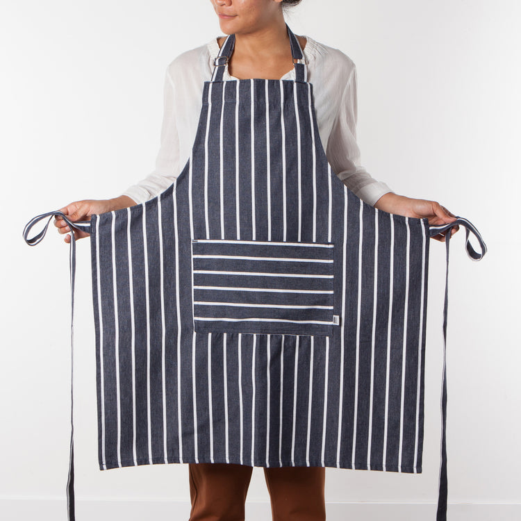Butcher Stripe Chef Apron