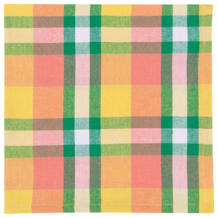 Second Spin Plaid Meadow Napkins Set of 4