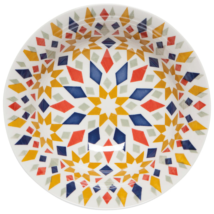 Kaleidoscope Stamped Bowl Large 8 inch