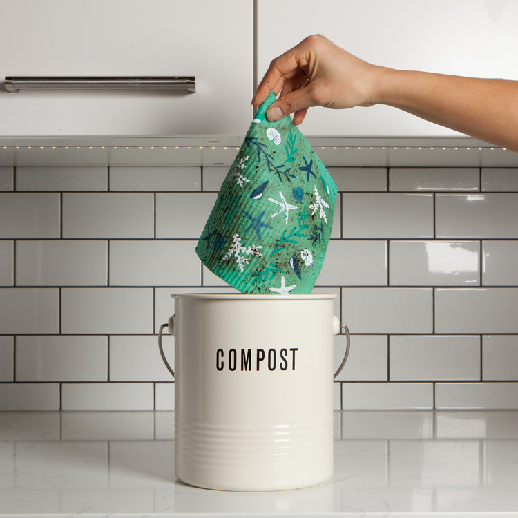 Coastal Treasures Swedish Dishcloth