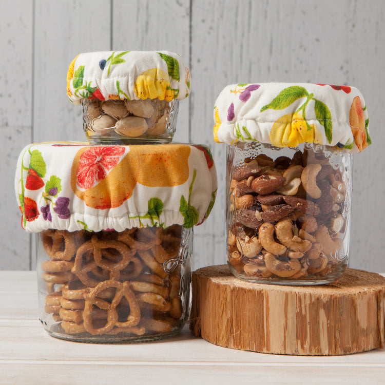 Fruit Salad Mini Bowl Cover Set of 3