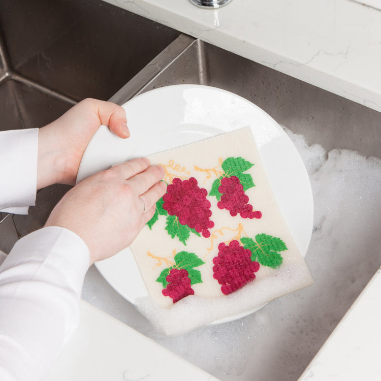 Grapes Swedish Sponge Cloth