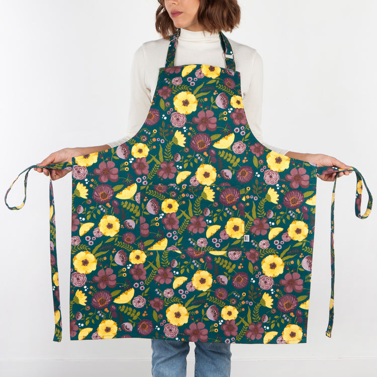 Adeline Chef's Cotton Kitchen Apron