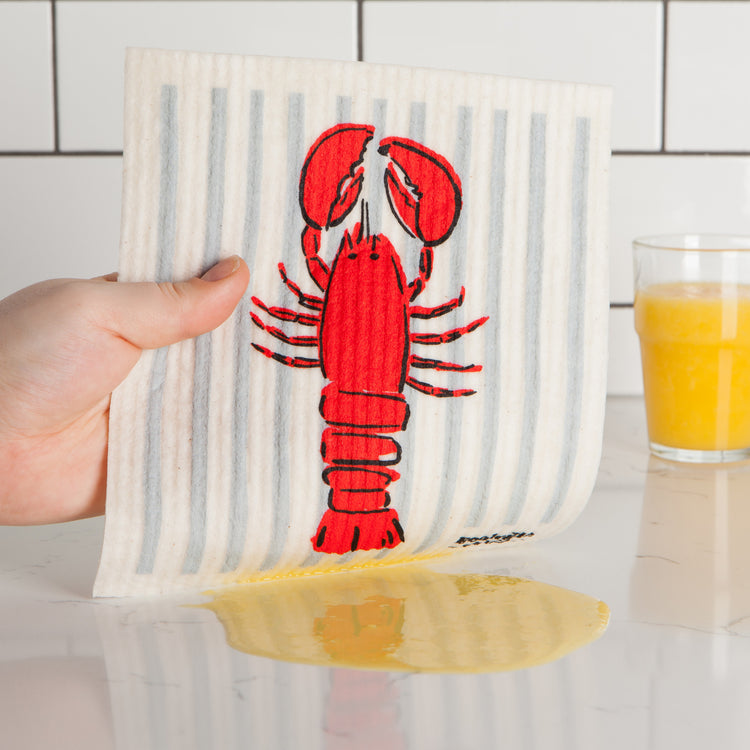 Lobster Swedish Sponge Cloth