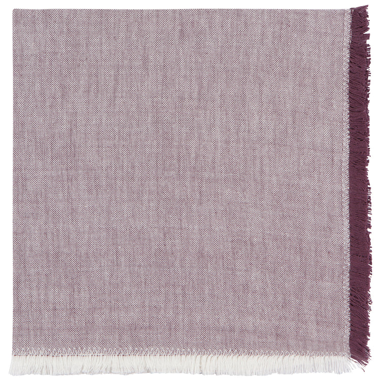 Ash Plum Chambray Napkins Set of 4