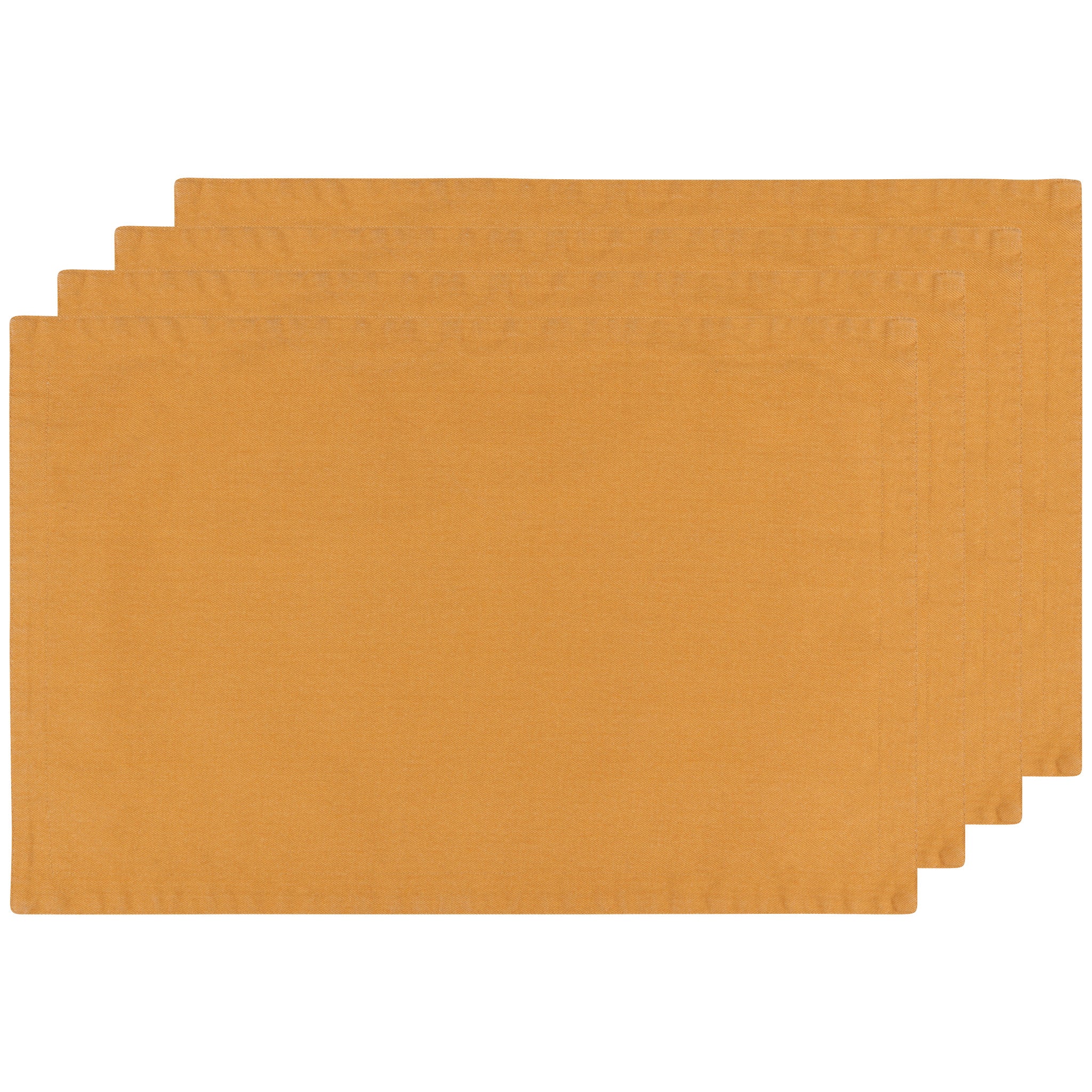Ochre Stonewash Placemats Set of 4