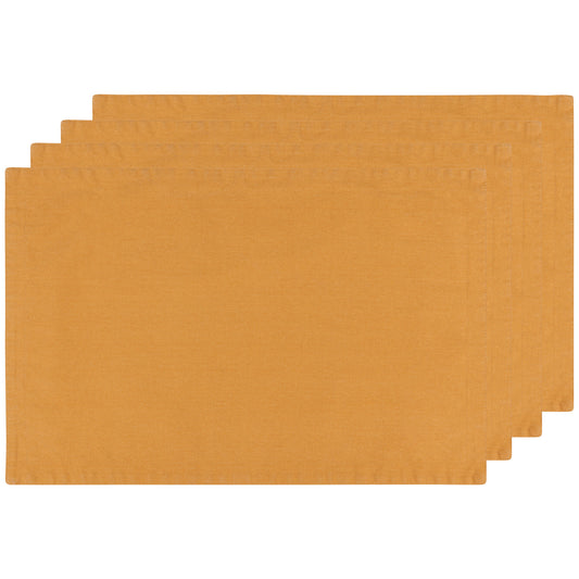 Ochre Stonewash Placemats Set of 4