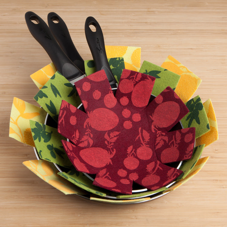 Mediterranean Pan Protectors Set of 3