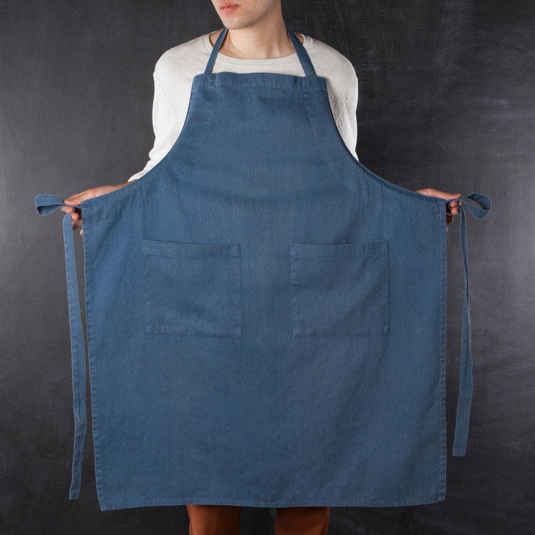 Midnight Blue Stonewash Apron