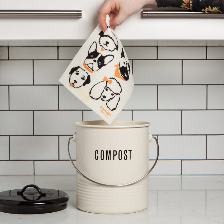 Dapper Dogs Swedish Dishcloth